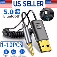 Wireless USB Bluetooth 5.0 Audio Transmitter Receiver Adapter For PC TV Car LOT picture