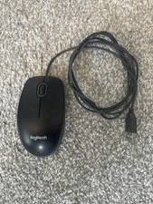 Logitech M-U0026 USB Optical Mouse - Black - Universal Wired - 810-002182 picture