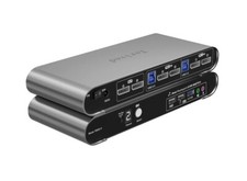 Terived 2 Port DP USB 3.0 Automatic KVM Switch Two Computers 1 Display Port.  69 picture