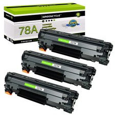 3PK CE278A 78A Ink Toner Compatible with HP LaserJet P1606dn M1536dnf MFP Black picture