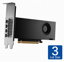 LOT OF 3 PNY NVIDIA RTX A2000 6GB GDDR6 Graphics Card 4x Mini DisplayPort USA picture