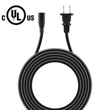 6ft UL 2-Prong AC Power Cord for MERACH MR-2490 MR-2490H1-US Vibration Plate picture