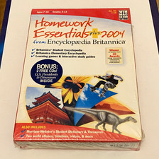 Encyclopaedia Britannica Homework Essentials Plus 2004 CD-ROM Windows/Mac picture