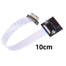 Cablecc PCI-E Express 1X Slot Riser Card Extender Extension Ribbon Flex Relocate picture