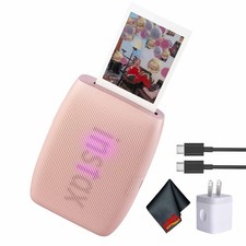Fujifilm INSTAX MINI LINK 3 Smartphone Printer (Rose Pink), Bundle picture