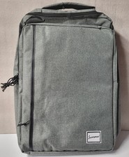 Journeyman Co. Laptop Backpack Travel Bag Many Pockets New with Tags Gray 19x14 picture