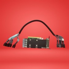 Dell GY1TD PowerEdge R630 SSD PCI-E Extender Expansion Card 0GY1TD W/ Cables picture