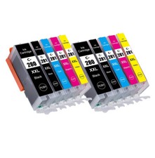 Premium Ink Cartridge for PGI-280XXL CLI-281 Canon TS9521C TR8620A TS702A TR8622 picture