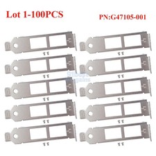 Lot Low Profile Bracket Intel X540-T2 X550-T2 G47105-001 G18238-004 H93051-001 picture
