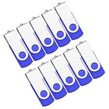 10 Pack 8GB Flash Drive USB Flash Drive TOPESEL Thumb Drive Memory Stick Blue picture