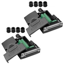 2PCS DB25 Solderless Connector, RS232 D-SUB Serial to 25-Pin Port Terminal Femal picture
