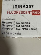 Neopost IXINK357 Compatible Inkjet Ink Cartridge Fluorescent Red IJ Series picture
