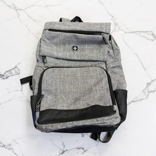Swissdigital Design Laptop Backpack Gray Black Travel School Bag picture