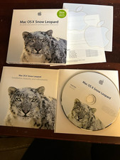 Apple Mac OS X Snow Leopard 10.6.3 Operating System DVD w/ Manuals picture