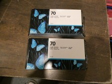 C9449A HP 70 PHOTO BLACK 130ml Ink Cartridge OEM Expired 2015 DesignJet *BOX (2) picture