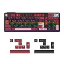 Wireless Quiet Bluetooth Keyboard Laptop RGB Knob Backlit 4000mAh Battery PC picture