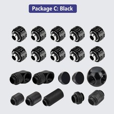 PETG Hard Tube Water Cooling Connector Kit G1/4 Thread PC Liquid System DIY picture