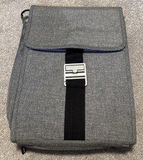 Ikea Family Upptack Expandable Gray Backpack pockets laptop bag NWOT picture