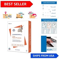 Fore Multi-Purpose 20 lb Copy Paper - 500 Smooth Sheets, Bright & Reliable picture