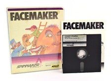 Vintage 1983 Apple II Plus Computer FACEMAKER Big Box Spinnaker 5.25” Disk CIB picture