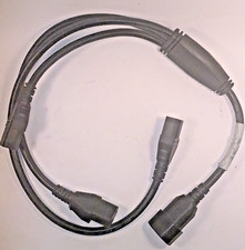Power Supply Cord Splitter with 3 Instrument Connectors 6” 12” 18” Long. picture
