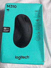 Logitech M310 Wireless Optical Mouse Black USB Receiver NEW Factory Sealed  picture