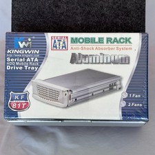 Kingwin KF-81T-BK Serial ATA SATA HDD Mobile Rack Drive Tray New Sealed picture