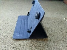 Navitech Folding Tablet Leather Folio Case Cover Stand Magnetic Keyboard Holder  picture