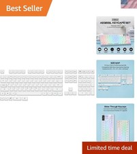 AegisSil Durable Silicone Keycap Set - 113 Keys for Cherry MX & Gaming Keyboards picture