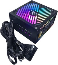 Fuente de poder 650W 80+ Gold con RGB y diseño semimodular. picture