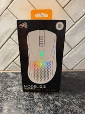 Glorious Model D 2 Wireless RGB Gaming Mouse White 66g Ergonomic PC Mouse NEW picture