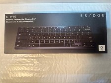 Brydge C-Type Wireless Bluetooth/USB Wired Desktop Keyboard for Chrome OS picture