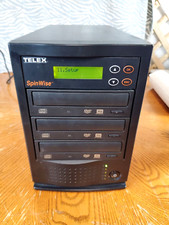 Telex Spinwise CD/DVD Disc Duplicator Copier w/ 3 Drive Bays TESTED & WORKS picture
