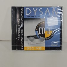 Dysan CD-R Disc, 74 Min, 650MB, Digital, Professional, Recordable - New Sealed picture
