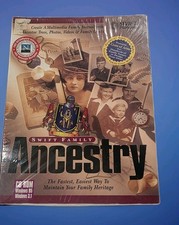 Swift Family Ancestry Genealogy Software CD-ROM NEW Sealed Windows 95 3.1 Vintag picture
