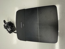 CISCO LINKSYS ROUTER E1200 WITH ADAPTER--5 PORTS picture