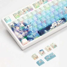 Hatsune Miku theme Anime 119pcs Keycaps Set For Mechanical Keyboard picture