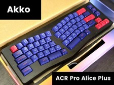 AKKO ACR Pro Alice Plus Mechanical Keyboard Lavender Purple Acrylic PC Plate picture