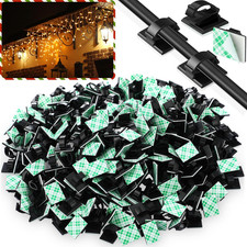100 Pieces Adhesive Cable Wire Clips Strong Cord Clips Wire Holders Cable Cord M picture