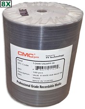 100-Pak CMC PRO (TY Technology) White Inkjet Hub 8X *VALUE* DVD-R's in Tapewrap picture