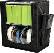 3D Printer Filament Rack - 2 Tiers Metal Filament Storage with Cloth Cover,Moist picture