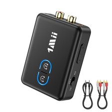 1Mii RCA Bluetooth Transmitter Receiver TX RX AUX Dual Headphone Adapter picture