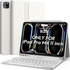 CHESONA Keyboard Case for iPad Pro 11 inch (M4-2024/M5-2025) WHITE picture
