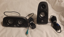 Logitech Z506 - 2 Replacement Speakers, Center Green & Blue Connector Untested picture