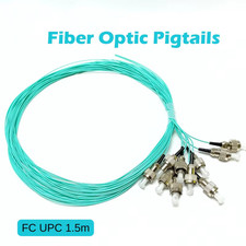 50PCS OM3 Fiber Optic Pigtail FC/UPC SX 0.9MM 1.5M MM Fiber Optical Pigtails picture