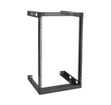 RIVECO 18U 19” Wall Mount Server Rack 17.7” Depth Open Frame Network AV Rack picture