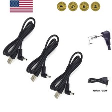 3 pcs Extension Cable USB to DC Cable - 5V USB 2.0 Port Male to DC 5V L Type ... picture