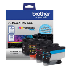 Brother LC30334PKS XXL High Yield Ink Cartridge Pack Genuine OEM picture