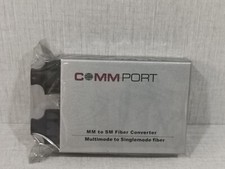 COMMPORT M100M SM-MM-10KM MULTIMODE TO SINGLEMODE FIBER COVERTER picture