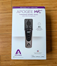 Apogee MiC+ USB iOS Mic for iPhone/iPad/iPod Cardioid w/ Headphone Out picture